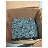 1 1/4" Galvanized Roofing Nails - 25 lbs Bulk Box approx 1/3 full