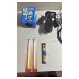 Hanging Work Lights, light fixture and bulbs