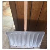 Garden Tool Collection with Aluminum Snow Shovel - some have heavy patina