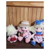 Vintage Baby Doll Collection including 1980s Precious Moments Cloth Baby Dolls