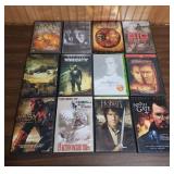 DVD Collection- 12 titles including Pirates of the Carribbean, Hellboy II, The Hobbit and The Punisher