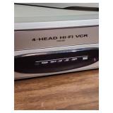 Sanyo VCR model VWM-696 with remote (remote may not be the original remote, not branded) - powers on, otherwise not tested