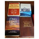 Bible Collection - total of 11 including 3 hardbacks and 8 leather bound