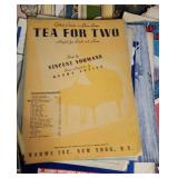 Early 1900s Sheet Music Collection - huge stack of sheet music