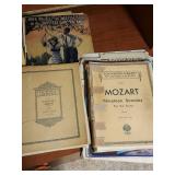Early 1900s Sheet Music Collection - huge stack of sheet music