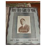 Early 1900s Sheet Music Collection - huge stack of sheet music