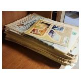 The Wichita Eagle Newspaper - huge stack of vintage newspaper editions dating from late 1950s on