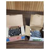 Boxed Construction Nails and Fasteners Lot - 7 boxes