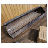 Hardware Supply Lot - Screws, Nails, Tin Caps & Tape Collection in a metal carpenters tool box