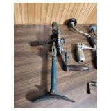 Antique Hand Drill Collection - Manual Woodworking Tools set of 6