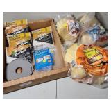 Switch Cover Gaskets, Fiberglass insulation rolls, and weatherstripping tape