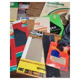 Box of Sand paper and sanding squares