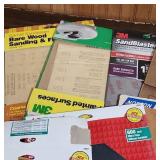 Box of Sand paper and sanding squares