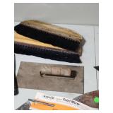 Painting tools - towels, face masks, putty knives, stir stick, and more