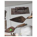 Painting tools - towels, face masks, putty knives, stir stick, and more