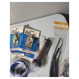 Hardware store lot!!  Fasteners, screws, washers, hinges, glazier points, foam tape, picture wire, and various other home improvement items