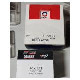 Automotive supply lot - including drive belt, air line filter/regulator with gauge, thermostat, audi fuel filter and injectors and more