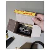 Automotive supply lot - including drive belt, air line filter/regulator with gauge, thermostat, audi fuel filter and injectors and more