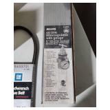 Automotive supply lot - including drive belt, air line filter/regulator with gauge, thermostat, audi fuel filter and injectors and more