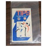 Pitch Official Major League), Pitch, Hit & Throw Competition Bat (sponsored by Phillips 66), Baseball tips guide, two diecast cars and a small plastic toy