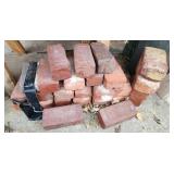 Stack of vintage bricks
