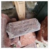 Stack of vintage bricks