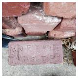 Stack of vintage bricks