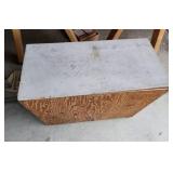 Wooden storage box - lid removes completely -23" W x 11" D x 18" H