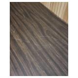 6 foot wood laminate top folding table - measures 72" L x 29.75" W x 29.25" H - has surface scratches and wear but very sturdy