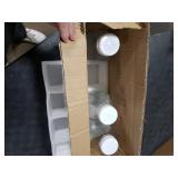 DHSBTLS 3 Pcs Glass Milk Bottles with Lid, 32 oz/ 1L Reusable Glass Milk Container for Fridge