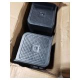 ANNKUT Bed Risers 6 Inch Heavy Duty, Furniture Risers for Bed Desk Table Sofa Couch Oversized Bed Lifts Risers, Support up to 5000 Lbs(8 Pack Black)