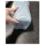 Exclusivo Mezcla Fleece Bed Blanket Queen Size, Super Soft and Warm Blankets for Couch, Sofa and Bed Waffle Textured, Cozy, Fuzzy and Lightweight (Slate Blue, 90x90 Inches)