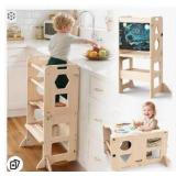 Woodure 4-in-1 Toddler Kitchen Step Stool