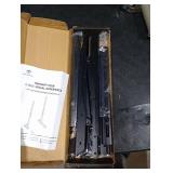 PERLESMITH Universal TV Stand Mount for 22-75 Inch TVs, Height Adjustable Table Top TV Stand, Great Load-Bearing Replacement TV Legs with Tempered Glass Holds up to 110lbs, Max VESA 800 x 600mm