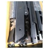 PERLESMITH Universal TV Stand Mount for 22-75 Inch TVs, Height Adjustable Table Top TV Stand, Great Load-Bearing Replacement TV Legs with Tempered Glass Holds up to 110lbs, Max VESA 800 x 600mm