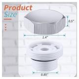 Ceoighe 2 Pack Vacuum Breaker Repair Kit Replacement for VACVBKX1B Heavy Duty Metal Vacuum Breaker Replacement Kit for Traditional Anti Siphon Frost Free Sillcock Valves Anti Siphon Valve Repair Kit