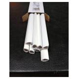 ZhiYo 136in Corner Cable Concealer, Corner Cord Hider for One Cord, Wire Covers for Cords, Paintable Cord Cover, Cable Management Channel, Raceway for Wall, Floor Baseboard, Ceiling - 8 x L17in