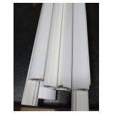 ZhiYo 136in Corner Cable Concealer, Corner Cord Hider for One Cord, Wire Covers for Cords, Paintable Cord Cover, Cable Management Channel, Raceway for Wall, Floor Baseboard, Ceiling - 8 x L17in