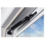 Wright Products Pneumatic Storm Door Closer Adjustable, Smooth-Closing with Hold-Open Washer (Transitional, Black)