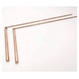 Spirit Hunter 99.9% Copper Dowsing Rod- 2PCS Divining Rods with Bag - Detect Gold, Water, Ghost Hunting etc.