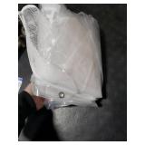 Amazon Basics 8-Gauge PEVA Shower Curtain or Liner with Mesh Storage Pockets - 72 x 72, Clear