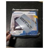 KinCam Waterproof Loveseat Recliner Cover, Non-Slip Reclining Couch Covers for 2 Seat, Recliner Sofa Cover Furniture Protector with Elastic Straps for Kids, Pets, Charcoal Gray