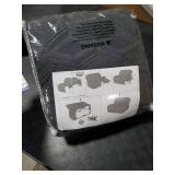 KinCam Waterproof Loveseat Recliner Cover, Non-Slip Reclining Couch Covers for 2 Seat, Recliner Sofa Cover Furniture Protector with Elastic Straps for Kids, Pets, Charcoal Gray