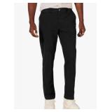 Black Cotton Chino Pants sz 34 x 32