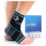 Koprez Plantar Fasciitis Sleeve - Plantar Fasciitis Relief, Plantar Fasciitis Socks, Ankle Compression Sleeve, Ankle Support for Women, Plantar Fasciitis Brace, Ankle Sleeve, Ankle Support Men