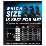Koprez Plantar Fasciitis Sleeve - Plantar Fasciitis Relief, Plantar Fasciitis Socks, Ankle Compression Sleeve, Ankle Support for Women, Plantar Fasciitis Brace, Ankle Sleeve, Ankle Support Men