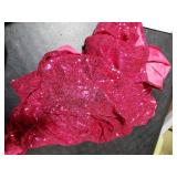 FUHSY Wedding Arch Cover 7.2 FT Sequin Arch Stand Covers Hot Pink Arch Backdrop Cover Spandex Fit Arches Covers Fabric for Arches Stands Fuchsia Party Backdrop Cover for Baby Shower Birthday Decor