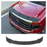 powoq Hood Deflector Compatible with 2009-2014 Ford F150 Deflector TPE Shield Hood Protector Replacement for 2009 2010 2011 2012 2013 2014 Ford F-150 Accessories