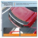 powoq Hood Deflector Compatible with 2009-2014 Ford F150 Deflector TPE Shield Hood Protector Replacement for 2009 2010 2011 2012 2013 2014 Ford F-150 Accessories