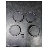 2 Pack EF EF-S Mount Body Cap Cover & Rear Lens Cap for Canon EOS 60D 70D 77D 80D 90D 2000D 4000D 5D Mark III IV 6D 7D Mark II 1DX Rebel T6 T7 T5 T1i T2i T3i T4i T5i T6i T6s T7i T8i SL1 SL2 SL3 & More